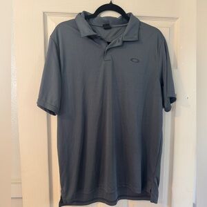 Oakley Men's hyrdrolix Polo Shirt in Charcoal sz XL
